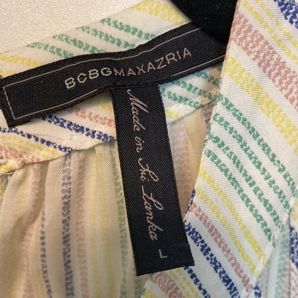 BCBG multi striped tank top - Picture 3 of 3